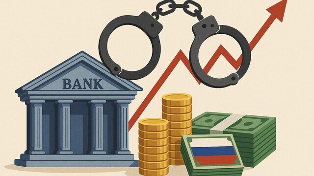 Russia's assets being arrested (symbolbild)