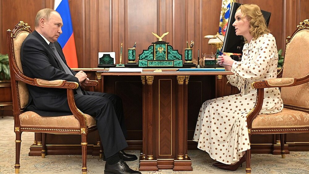 Putin and Lvova-Belova