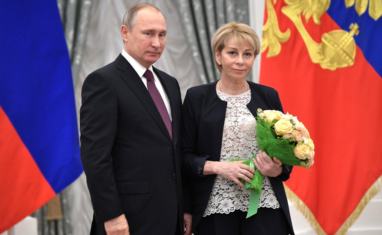 Yelizaveta Glinka and Vladimir Putin