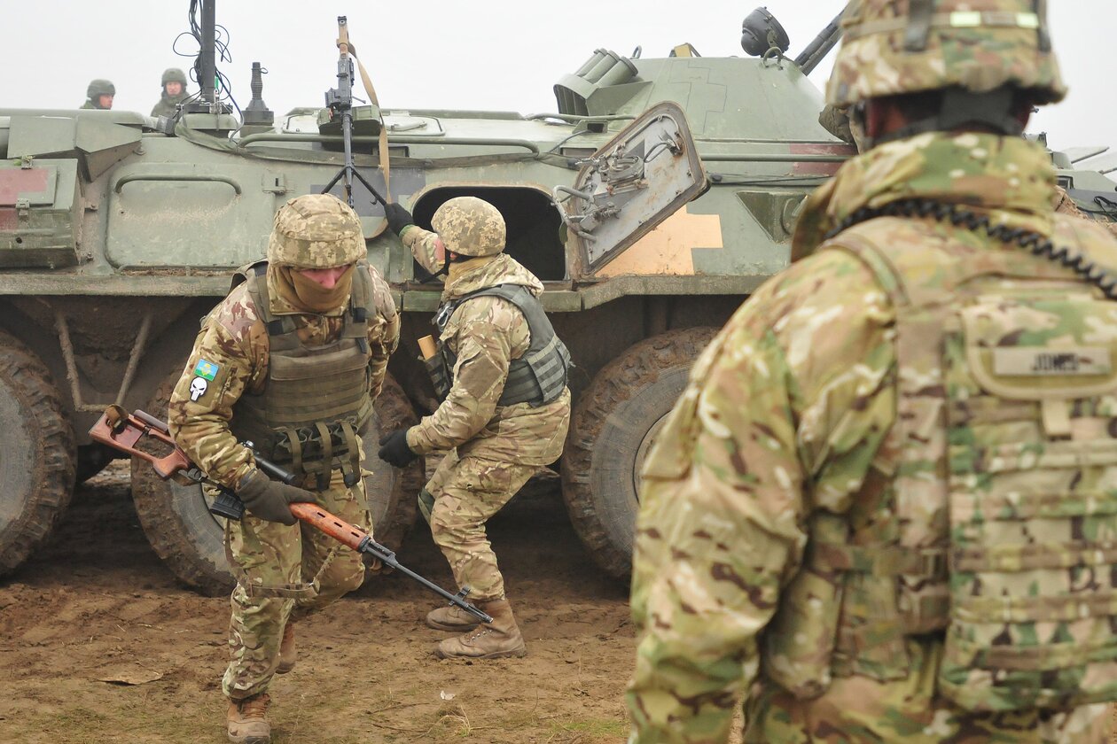 US Army training for Ukraine's army
