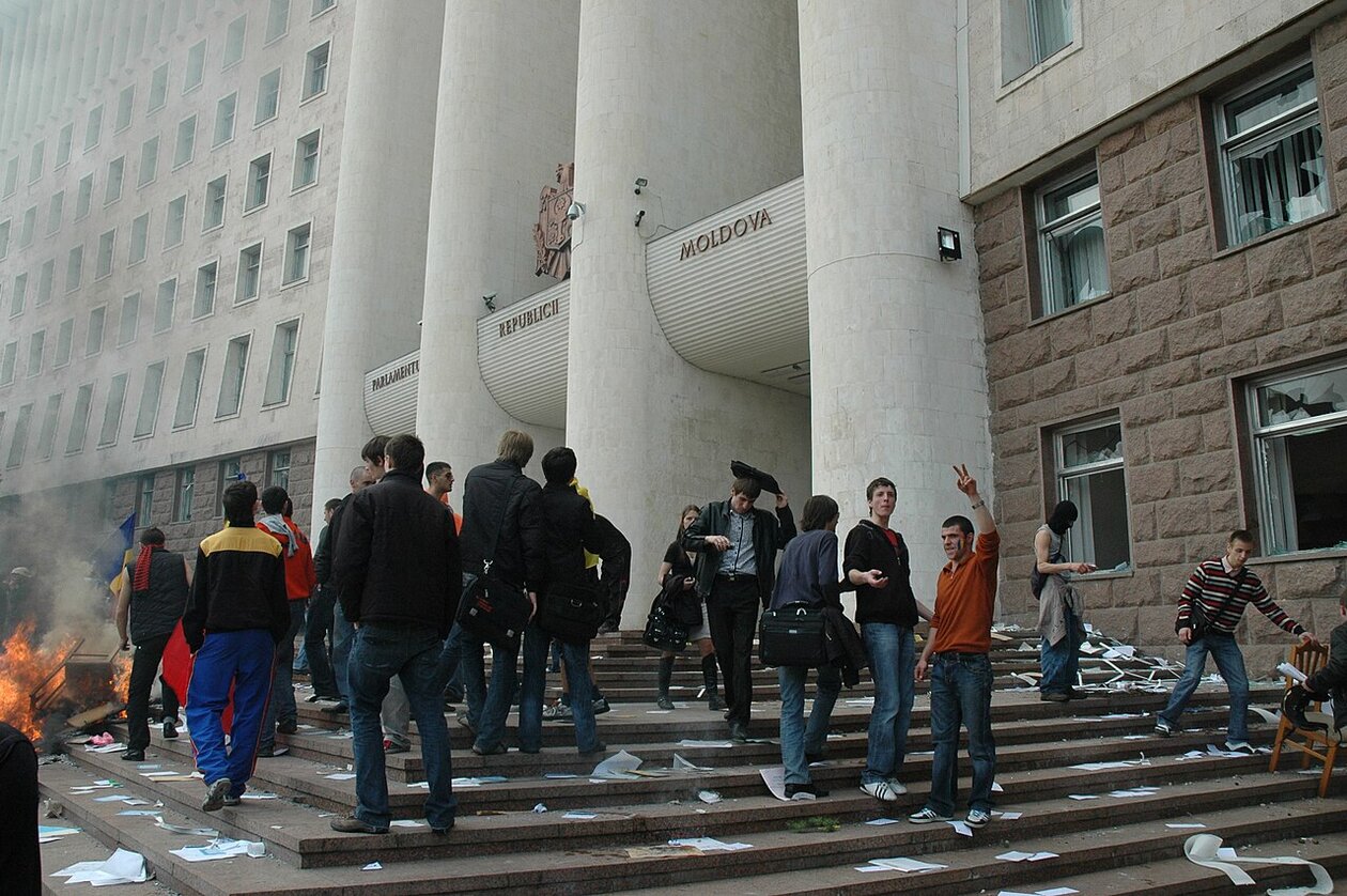 Protests in Chisinau 2009