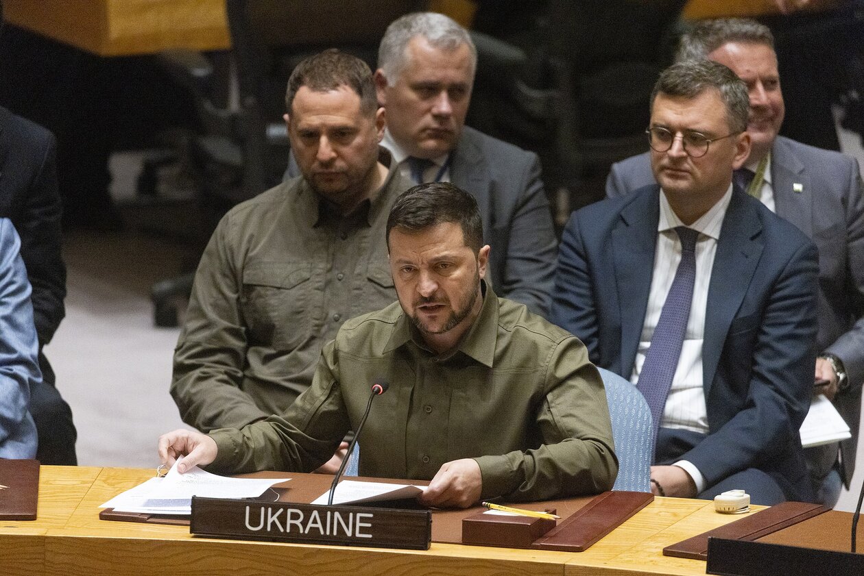 Zelenskyss at the UN