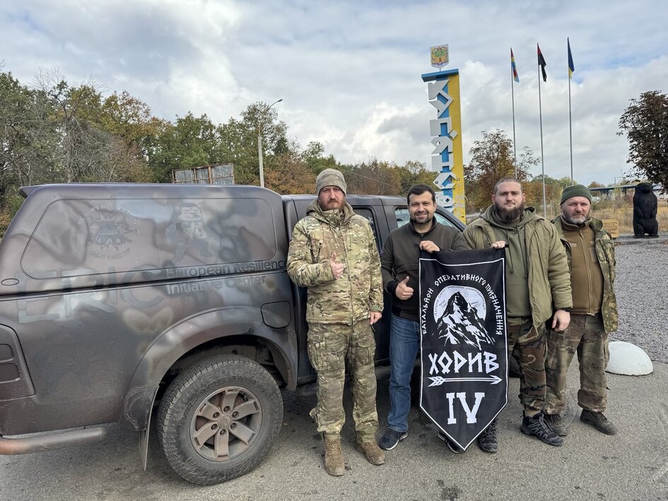 Transferring a truck in Kupiansk